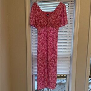 Old navy Floral Pink Midi Dress